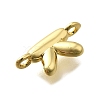 Brass Connector Charms KK-P295-01G-K-2