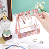   1 Set Coat Hanger Shaped Acrylic Earring Display Stands EDIS-PH0001-90A-3