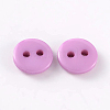 2-Hole Flat Round Resin Sewing Buttons for Costume Design BUTT-E119-34L-03-2