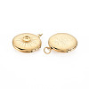 Ion Plating(IP) 304 Stainless Steel Pendant Enamel Settings X-STAS-N097-140-2
