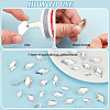 300Pcs 3 Styles Acrylic Sew on Rhinestone MACR-PH0001-76B-4