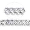 Tarnish Resistant 304 Stainless Steel Cuban Link Chains CHS-P003-24C-1