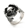 316 Stainless Steel Ring RJEW-C030-06C-AS-1