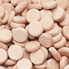 200Pcs Beech Wooden Round Pieces WOOD-NB0002-94B-4