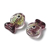 Handmade Foil Lampwork Fish Beads FOIL-Z001-01H-2