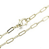 Brass Paperclip Chains MAK-S072-10B-14KC-1