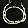 Rice Natural Cultured Freshwater Pearl Beads Strands PEAR-R012-28-2