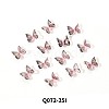 3D Resin Butterfly Nail Charms MRMJ-Q072-25I-2