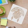 Plastic Reusable Drawing Painting Stencils Templates DIY-WH0172-234-1-3