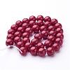 Natural Mashan Jade Round Beads Strands G-D263-10mm-XS04-3