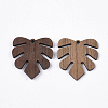 Undyed Walnut Wood Pendants LS-X-WOOD-T023-11-2