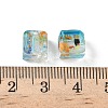 Baking Paint Handmade Gold Sand Lampwork Beads LAMP-P072-01A-04-3