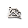 304 Stainless Steel Connectors Charms STAS-Z114-03P-03-2