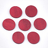 Painted Wood Cabochons WOOD-T021-17B-1