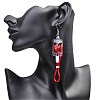 Blood Bag Plastic Dangle Earrings FS-WG7E43C-01-5
