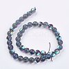 Synthetic Moonstone Beads Strands G-F431-06-10mm-2