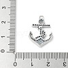 Brass Micro Pave Cubic Zirconia Pendants KK-C086-13P-01-3