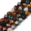 Natural Ocean Jasper Beads Strands G-T138-226-4