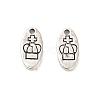 Tibetan Style Alloy Pendants PALLOY-R145-18B-AS-1