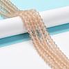 Transparent Glass Beads Strands EGLA-A044-T1mm-MD20-2