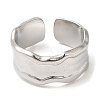 304 Stainless Steel Open Cuff Rings RJEW-K245-63P-1