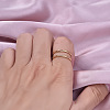 Stainless Steel Cuff Rings for Women AY9987-2-2