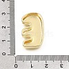 Brass Slide Charms KK-Z163-01G-E-3