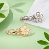 4Pcs 2 Colors Alloy Alligator Hair Clips OHAR-HY0001-06A-4