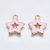 Alloy Enamel Pendants X-ENAM-S121-027B-2