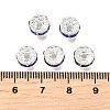 Brass Grade A Rhinestone Spacer Beads RB-A014-Z8mm-05S-4