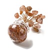 Natural Carnelian Chips Tree Decorations DJEW-Z007-02C-3