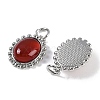 Natural Carnelian(Dyed & Heated) Pendants KK-P283-48P-2