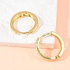 Brass Hoop Earrings EJEW-A156-09B-G-3