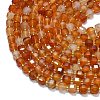 Natural Red Agate Beads Strands G-K389-A08-01-3