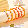 Handmade Polymer Clay Heishi Beads Stretch Bracelets Sets BJEW-JB05902-01-6