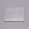 Horizontal Design Rectangle Felt Glitter Photo Frame Card HJEW-WH0036-12C-2