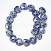 Natural Blue Spot Jasper Beads Strands G-S357-E01-06-2
