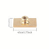 Wax Seal Brass Stamp Head AJEW-WH0215-044-2