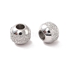 Textured 304 Stainless Steel Beads STAS-P306-01A-P-3