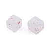 Marbled Stone Style Opaque Acrylic Beads OACR-G009-11-2