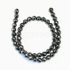 Non-magnetic Synthetic Hematite Beads Strands X-G-S086-8mm-2