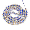 Crackle Transparent Glass Beads Strands GLAA-N030-8mm-01D-2