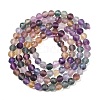 Natural Colorful Fluorite Beads Strands X-G-C261-A01-4mm-3