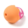 Easter Eggshell Food Grade Eco-Friendly Silicone Focal Beads LS-SIL-Q022-06D-2