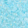 Baking Paint Transparent Glass Beads DGLA-T004-08E-2