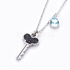 304 Stainless Steel Pendant Necklaces NJEW-F264-19P-2