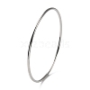 Non-Tarnish 304 Stainless Steel Simple Plain Bangle for Women BJEW-F461-01B-P-2