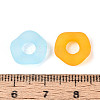 Frosted Transparent Acrylic Beads X-OACR-Q197-05-3