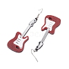 Guitar Acrylic Dangle Earrings EJEW-JE05879-01-4