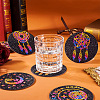 DIY Diamond Painting Cup Mat Kits DIY-TAC0023-27-9